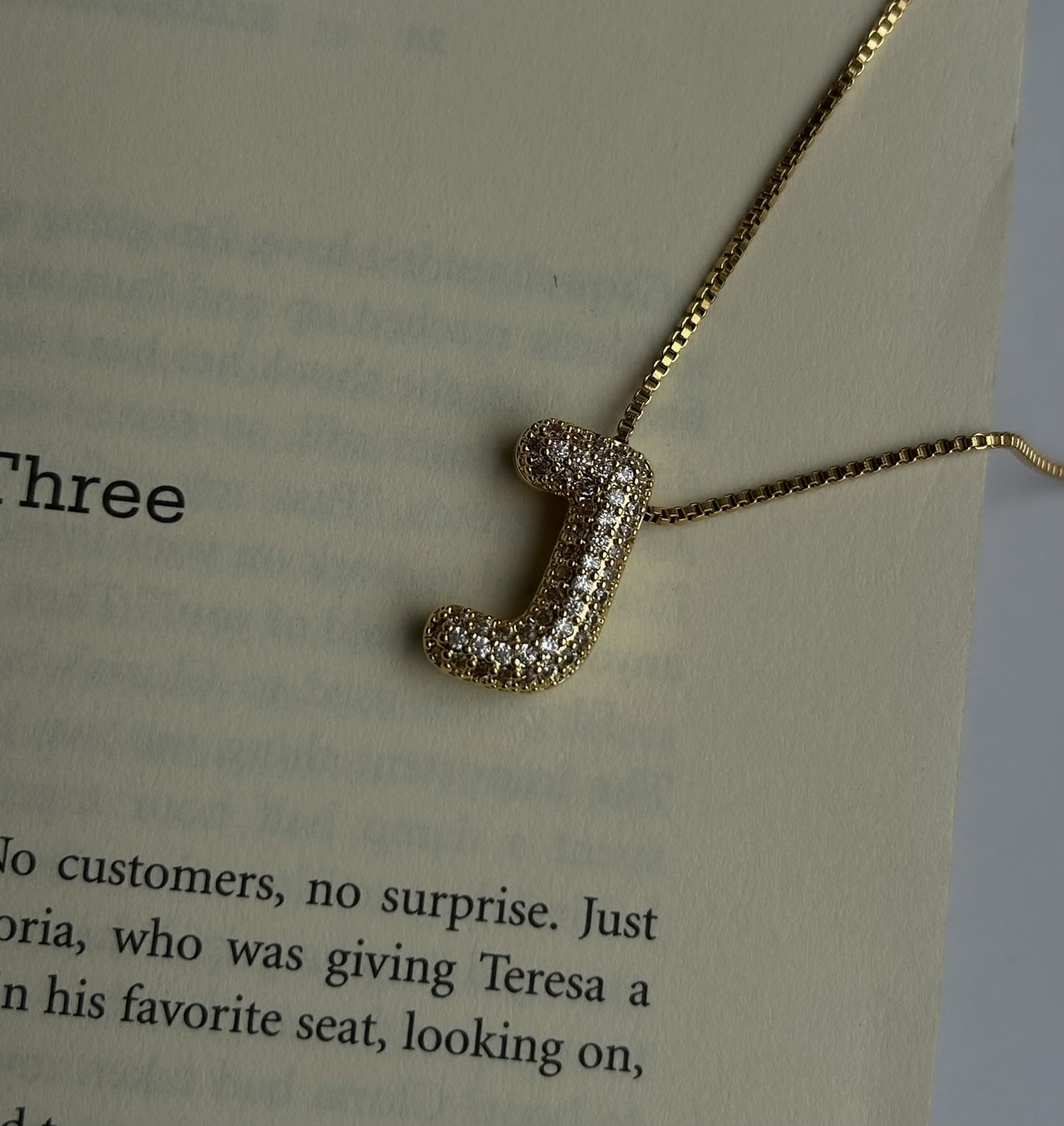 Bold Chic Initials Necklace