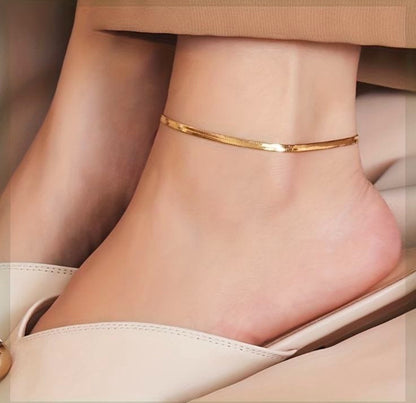 Herringbone Anklet