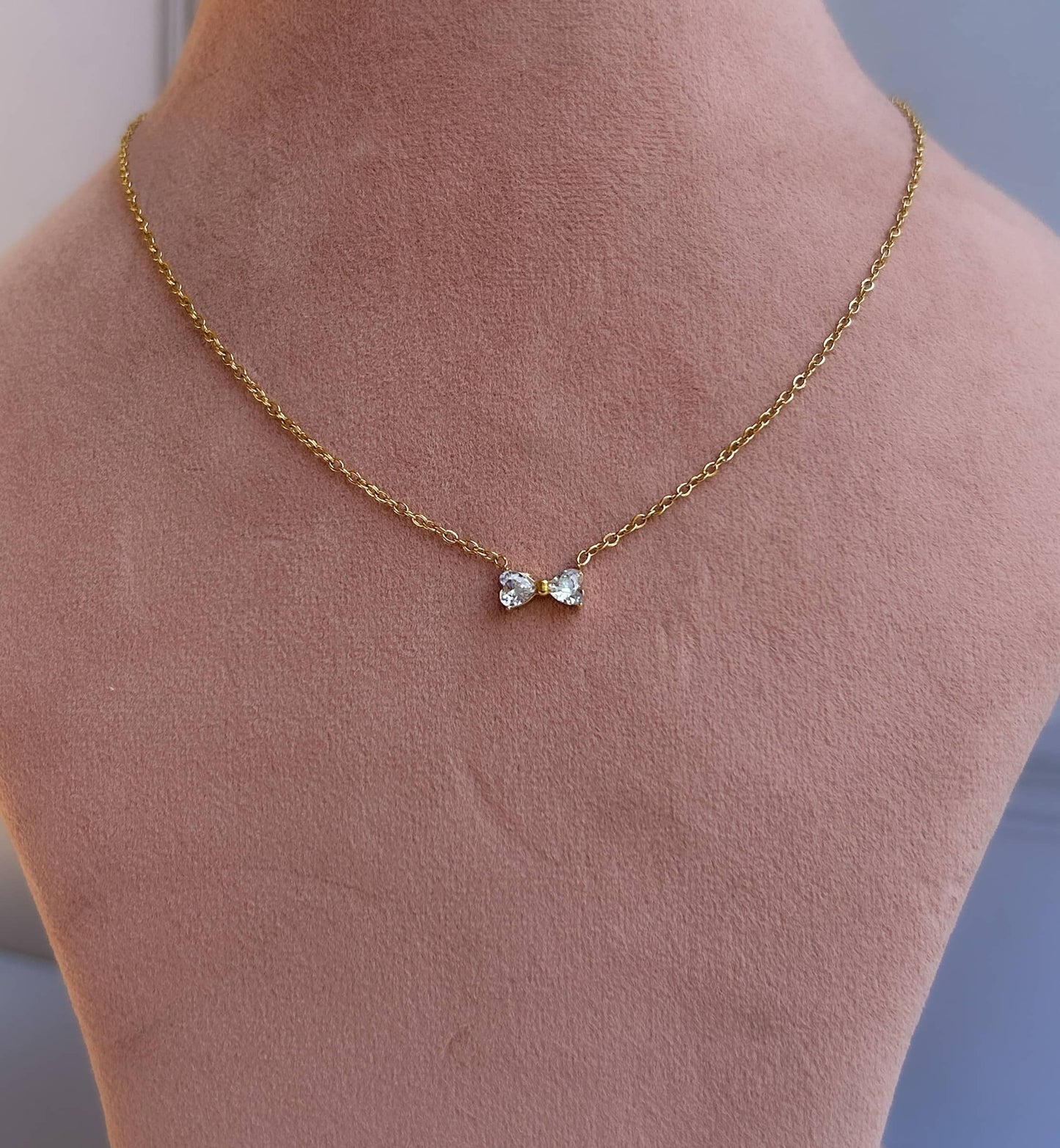 Charm Bow Necklace