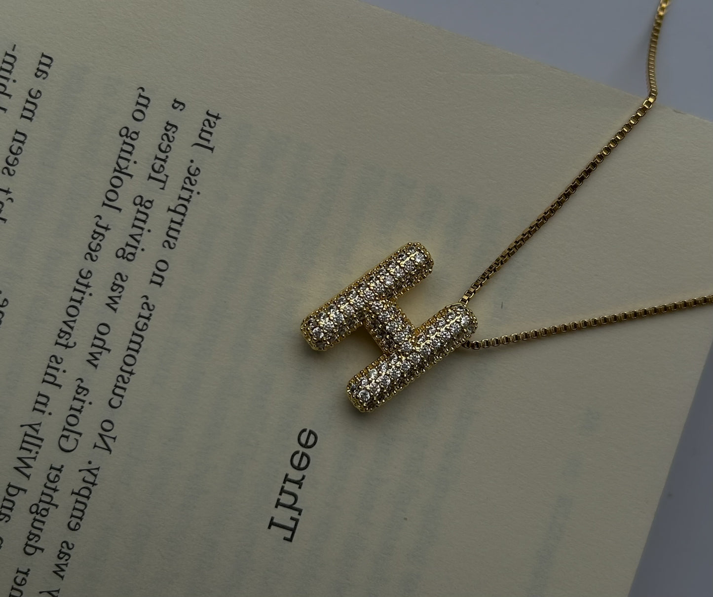 Bold Chic Initials Necklace