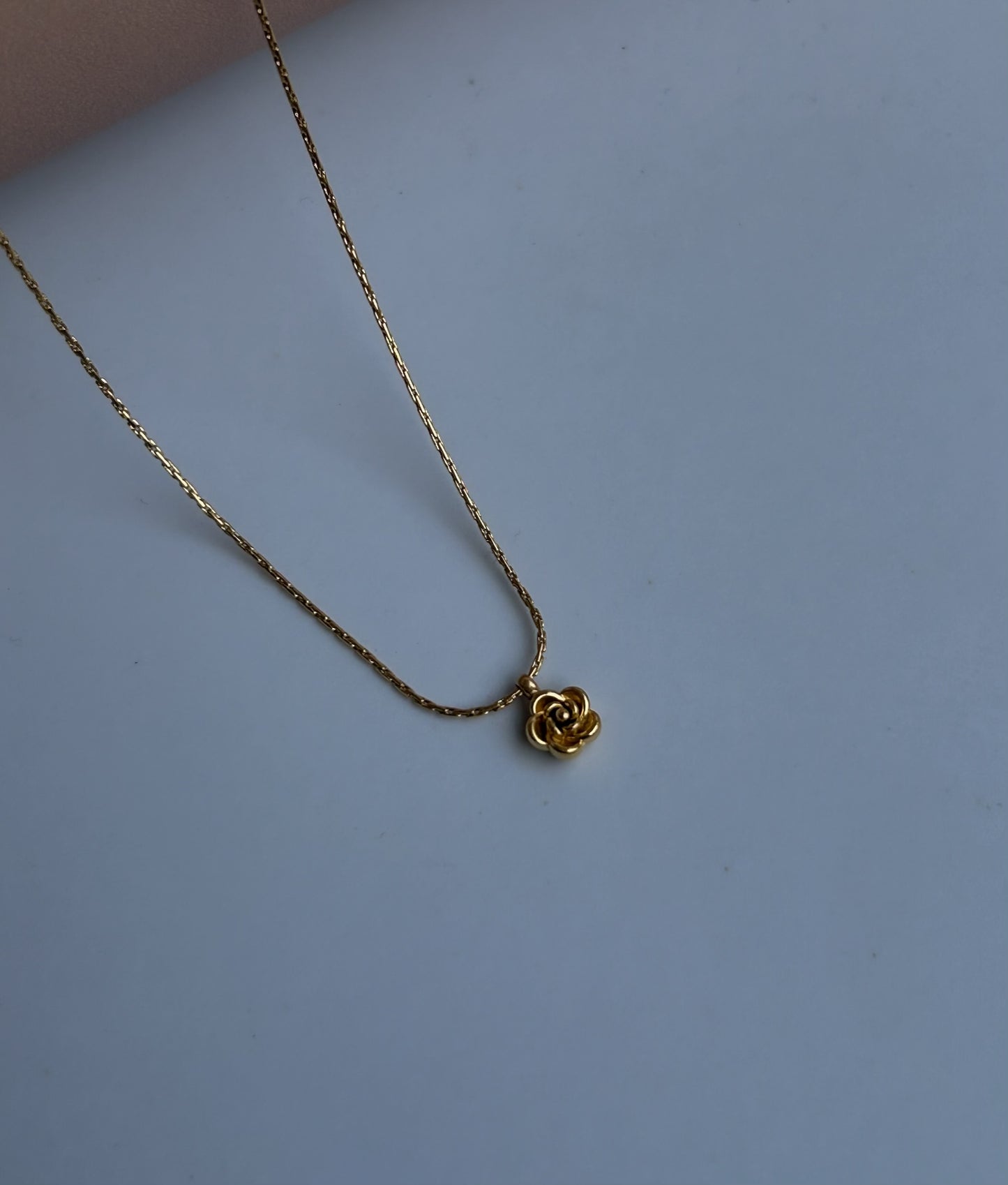 Tiny Rose Necklace