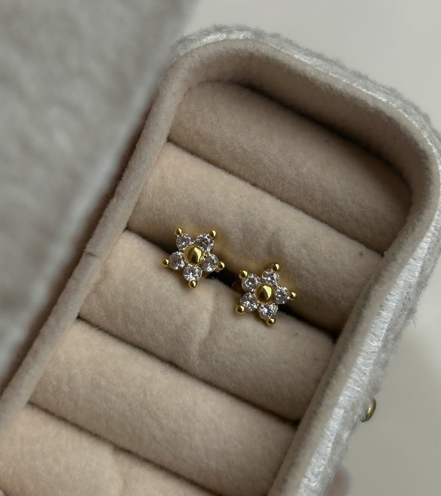 Flutter-bloom Studs ( Flat-back)