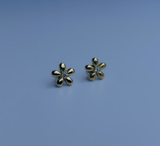 Golden Flora Studs