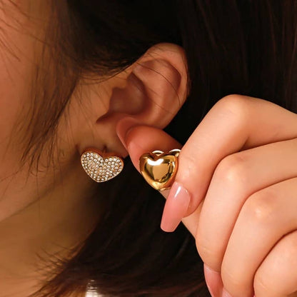 Flip-side Love Earrings ( Reversible)