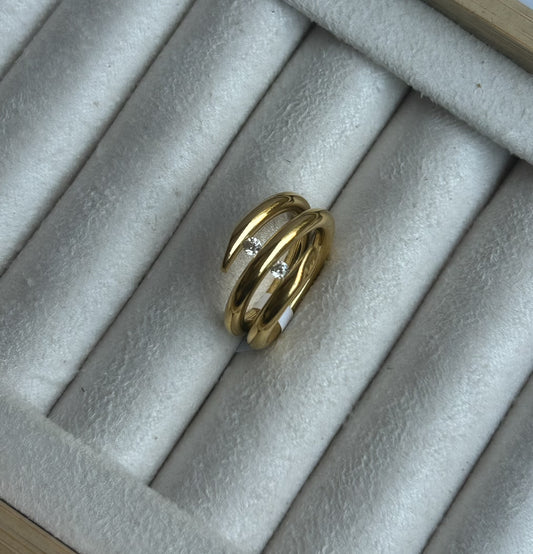 Aure Coil Ring