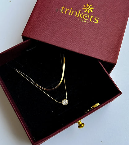 Crystal Calm Layered Necklace