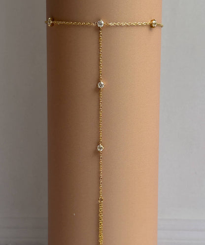 Glitter Drop Handchain