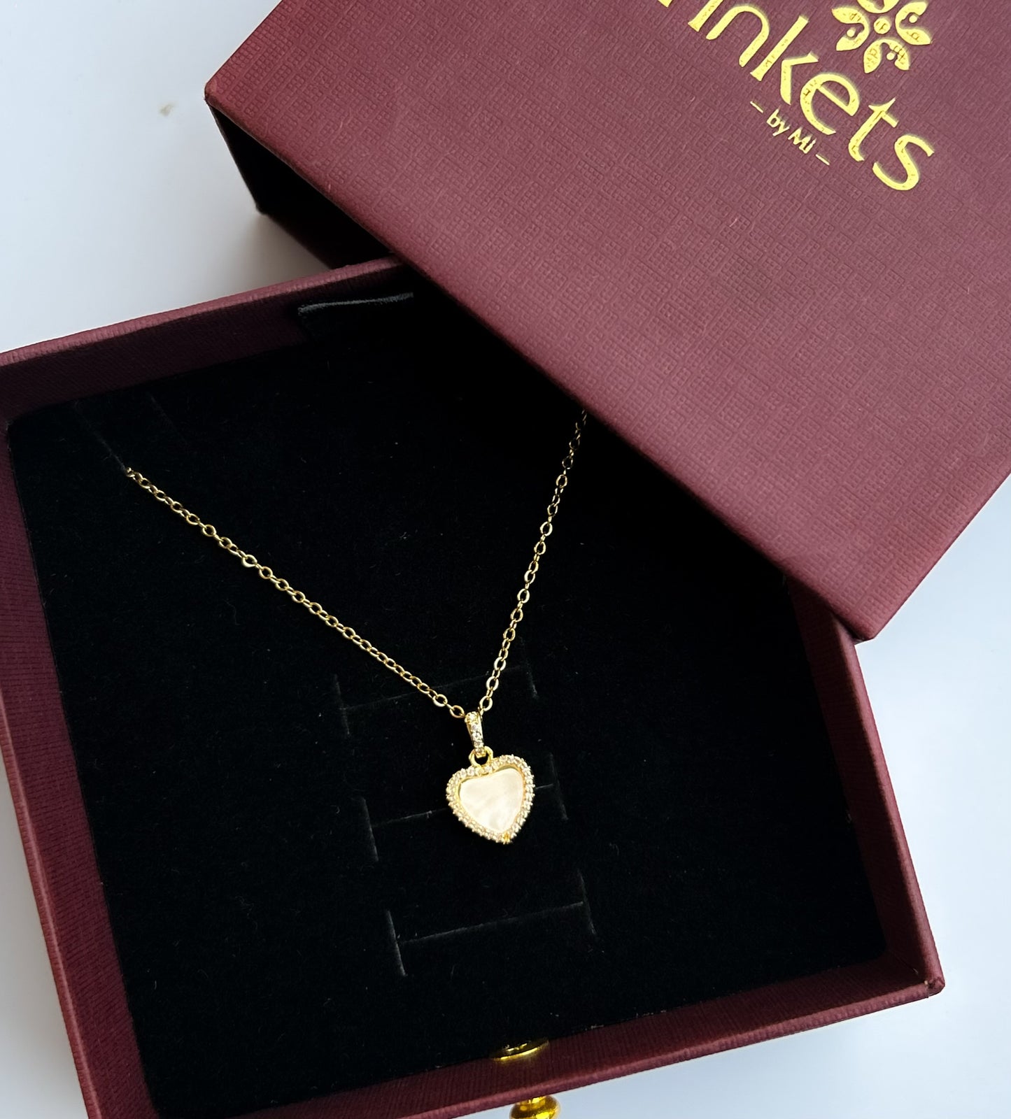 Halo Heart Necklace