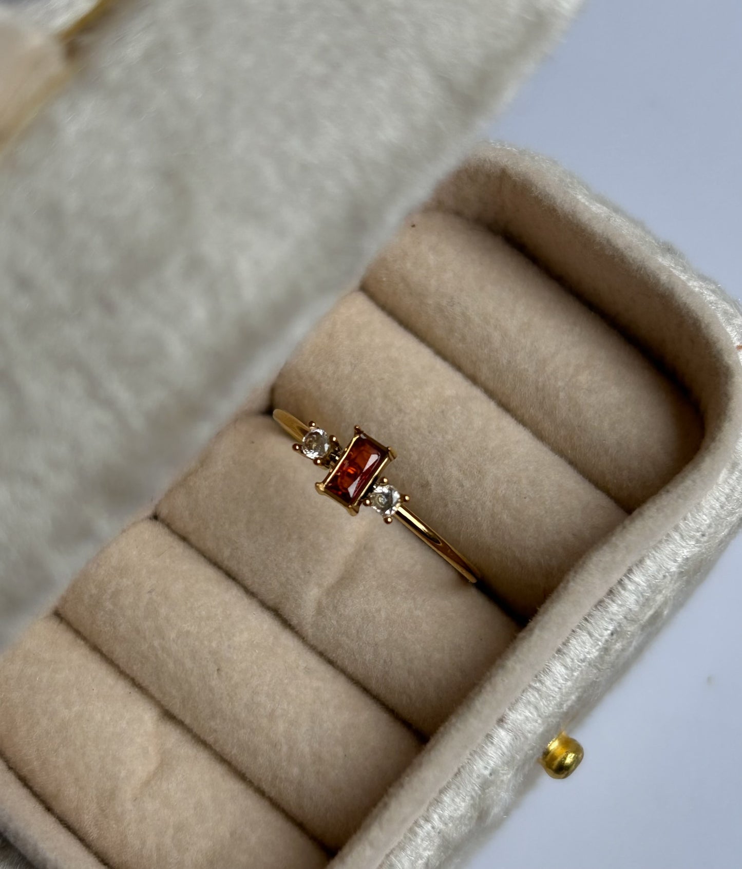 Scarlet Glow Ring