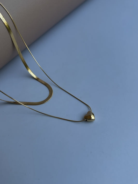 Love Lit Layered Necklace