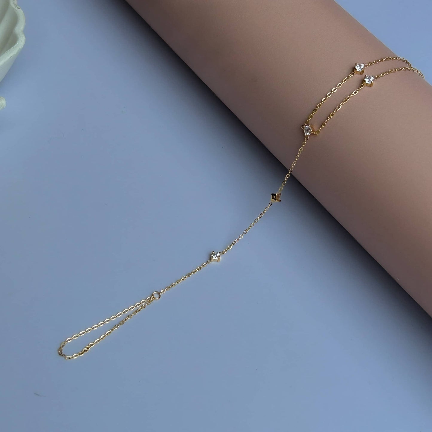 Glitter Drop Handchain