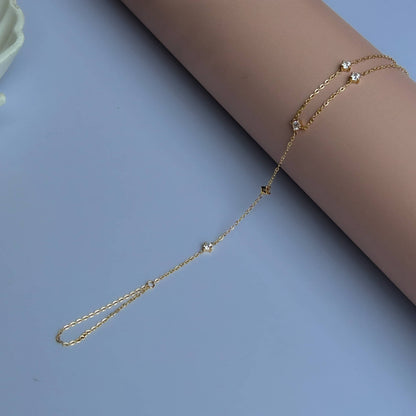 Glitter Drop Handchain
