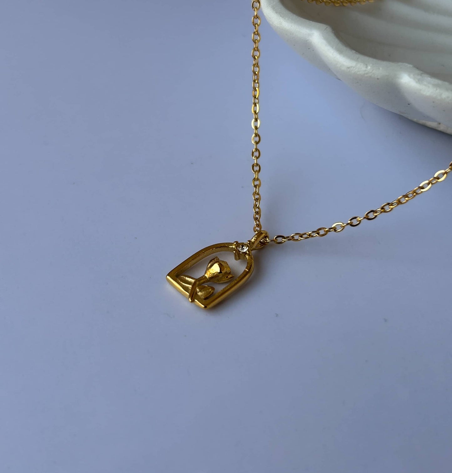 Vintage Rose Necklace