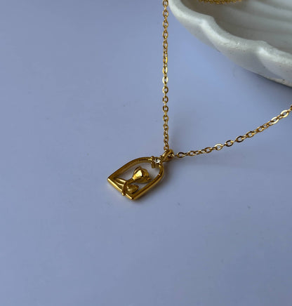 Vintage Rose Necklace