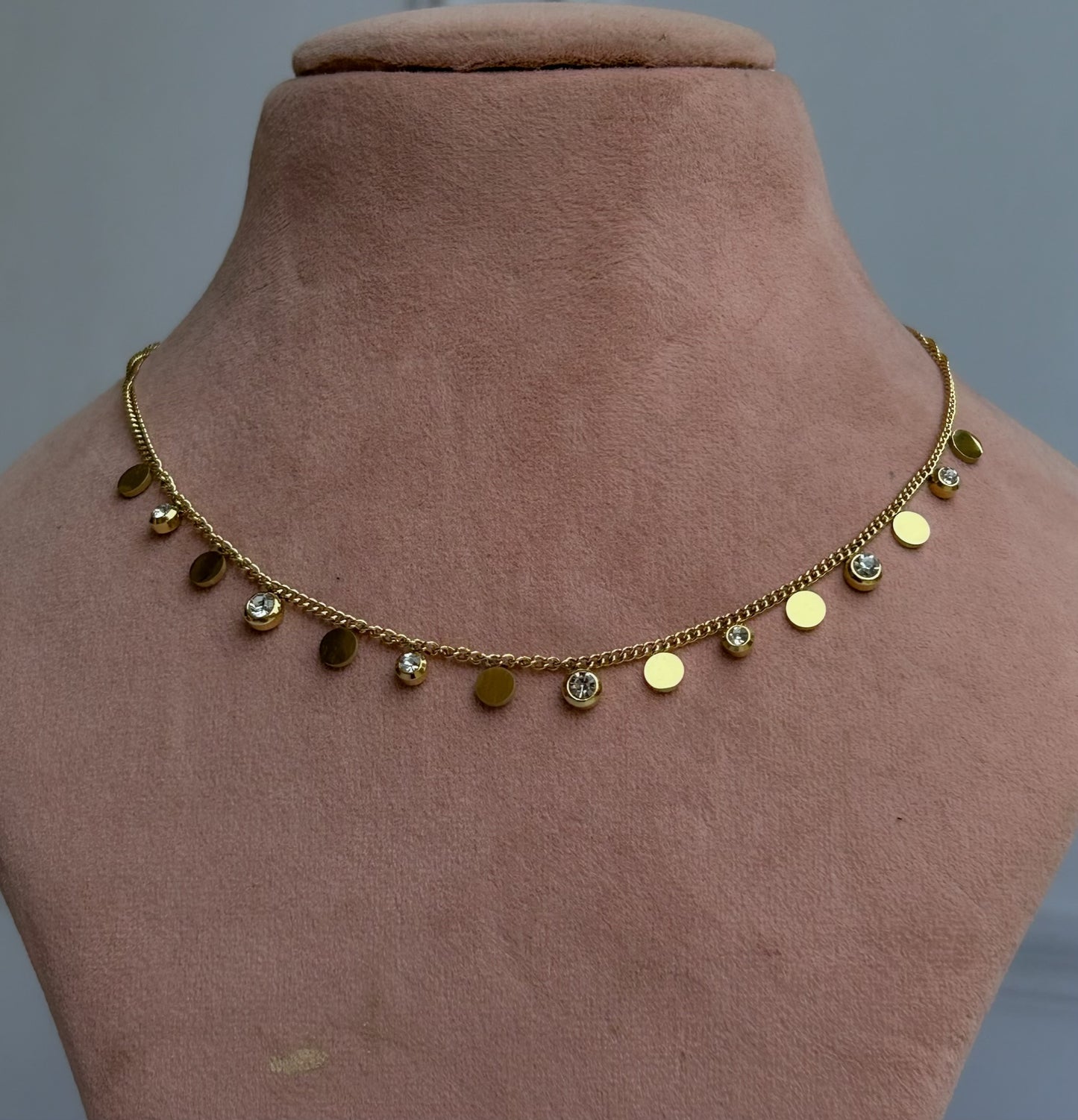 Sunlit Dots Necklace