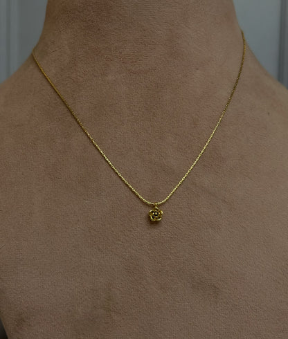 Tiny Rose Necklace