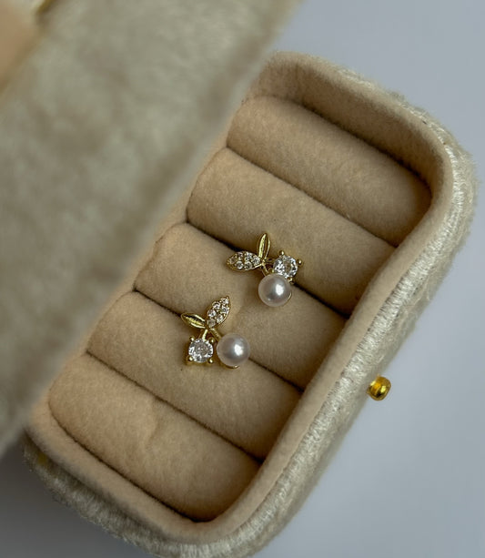 Pearl Petal Studs
