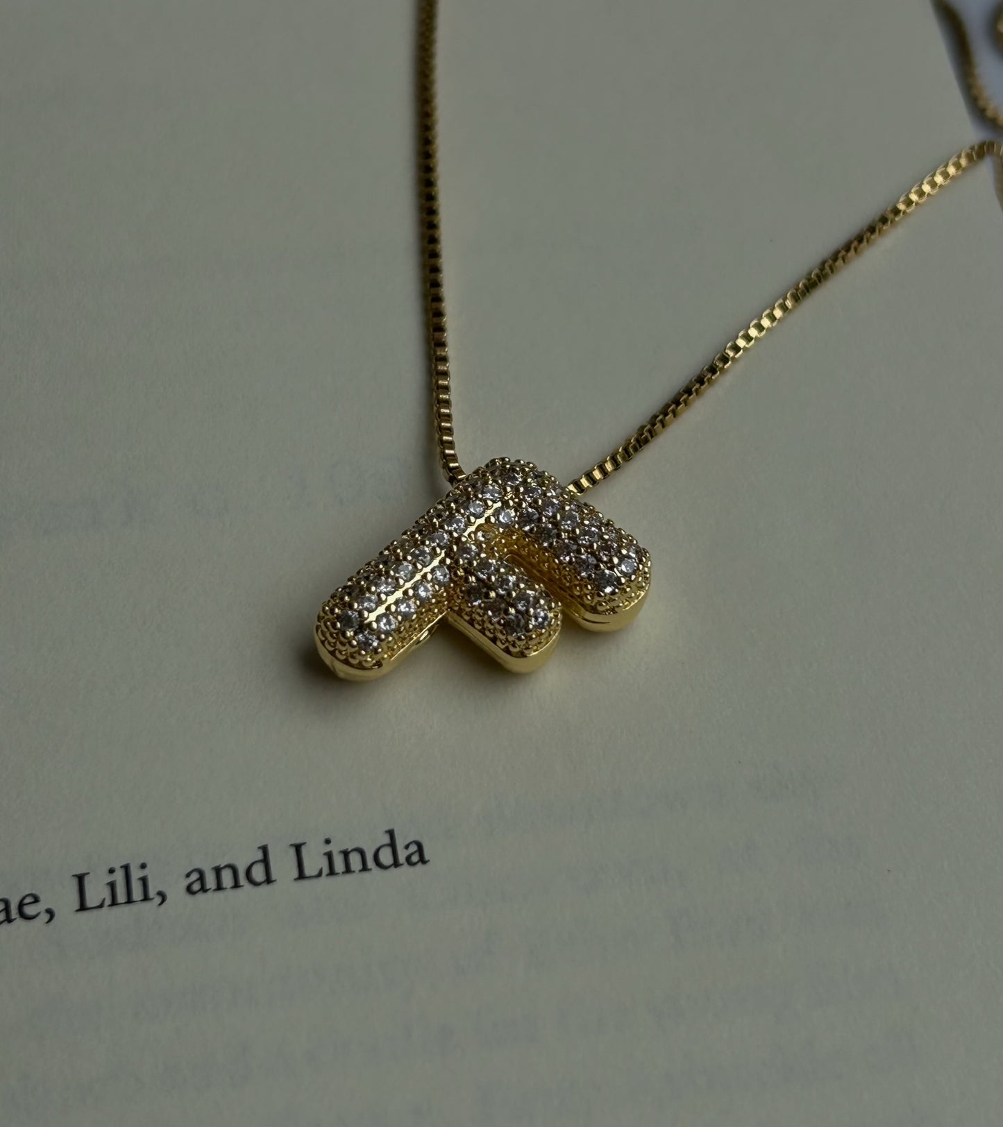 Bold Chic Initials Necklace