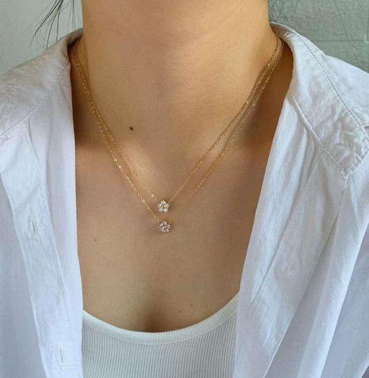 Lavender Lace Necklace
