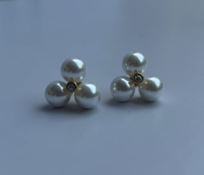 Ivory Glow Studs
