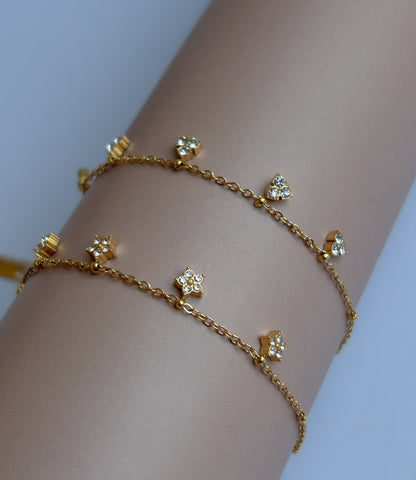 Flora Flick Anklets