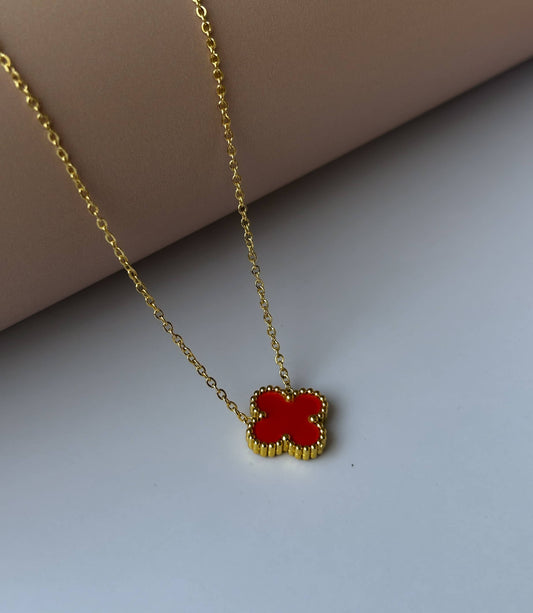 Ruby Bloom Necklace