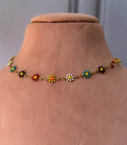 Rainbow Bloom Necklace