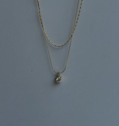 Solo Shine Layered Necklace