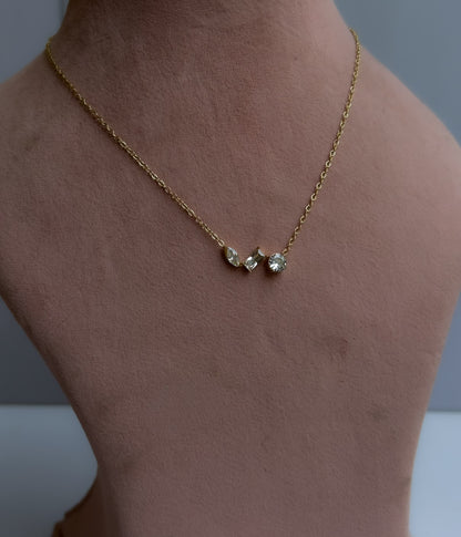 Crystal Thread Necklace