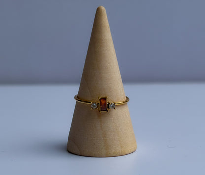 Scarlet Glow Ring