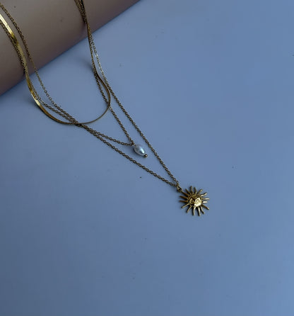 Solar Pearl Necklace