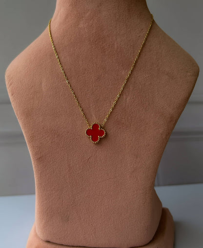 Ruby Bloom Necklace
