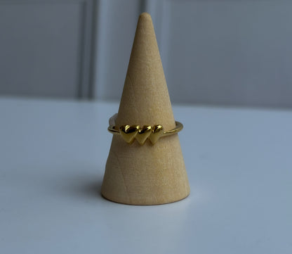 Heart Trinity Ring