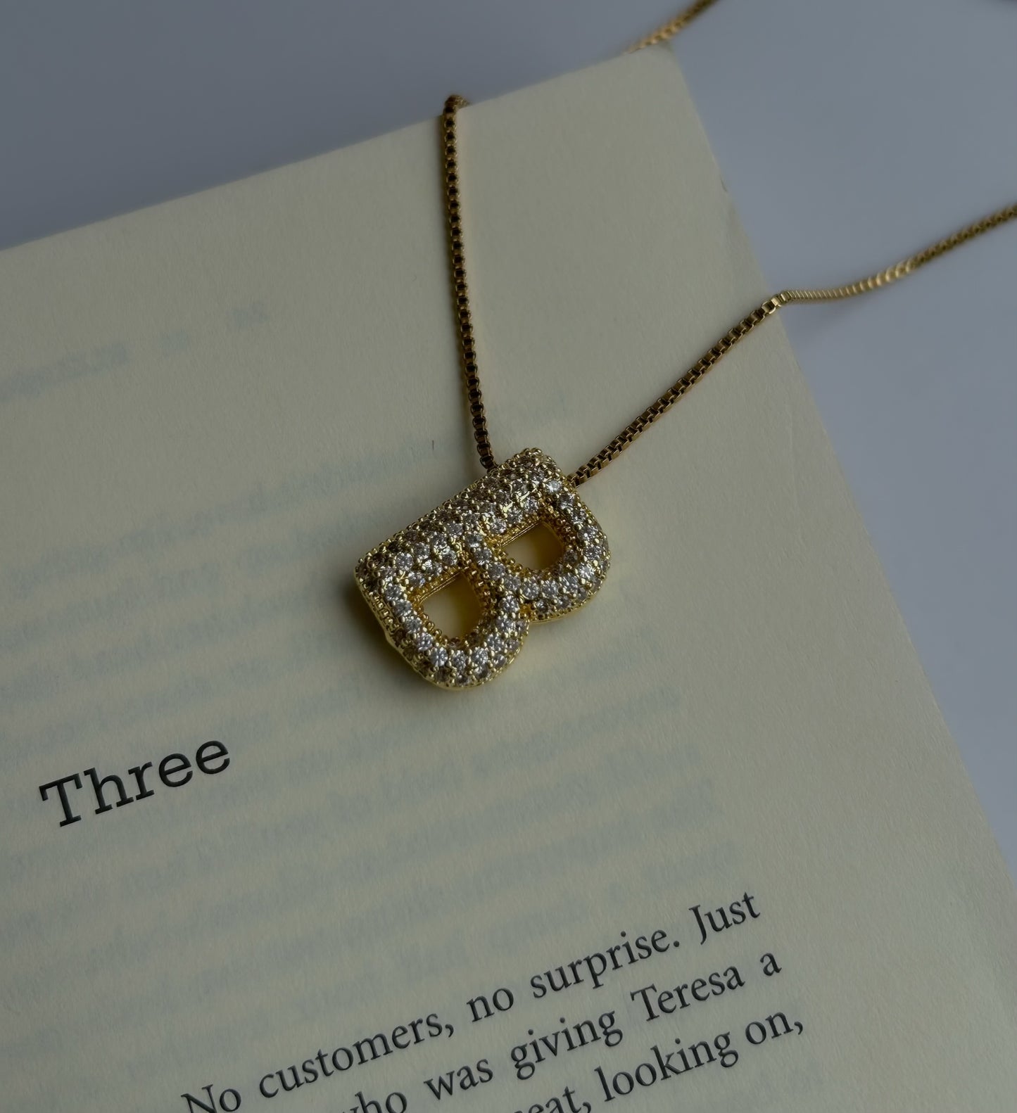 Bold Chic Initials Necklace