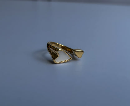 Dual Heart Ring