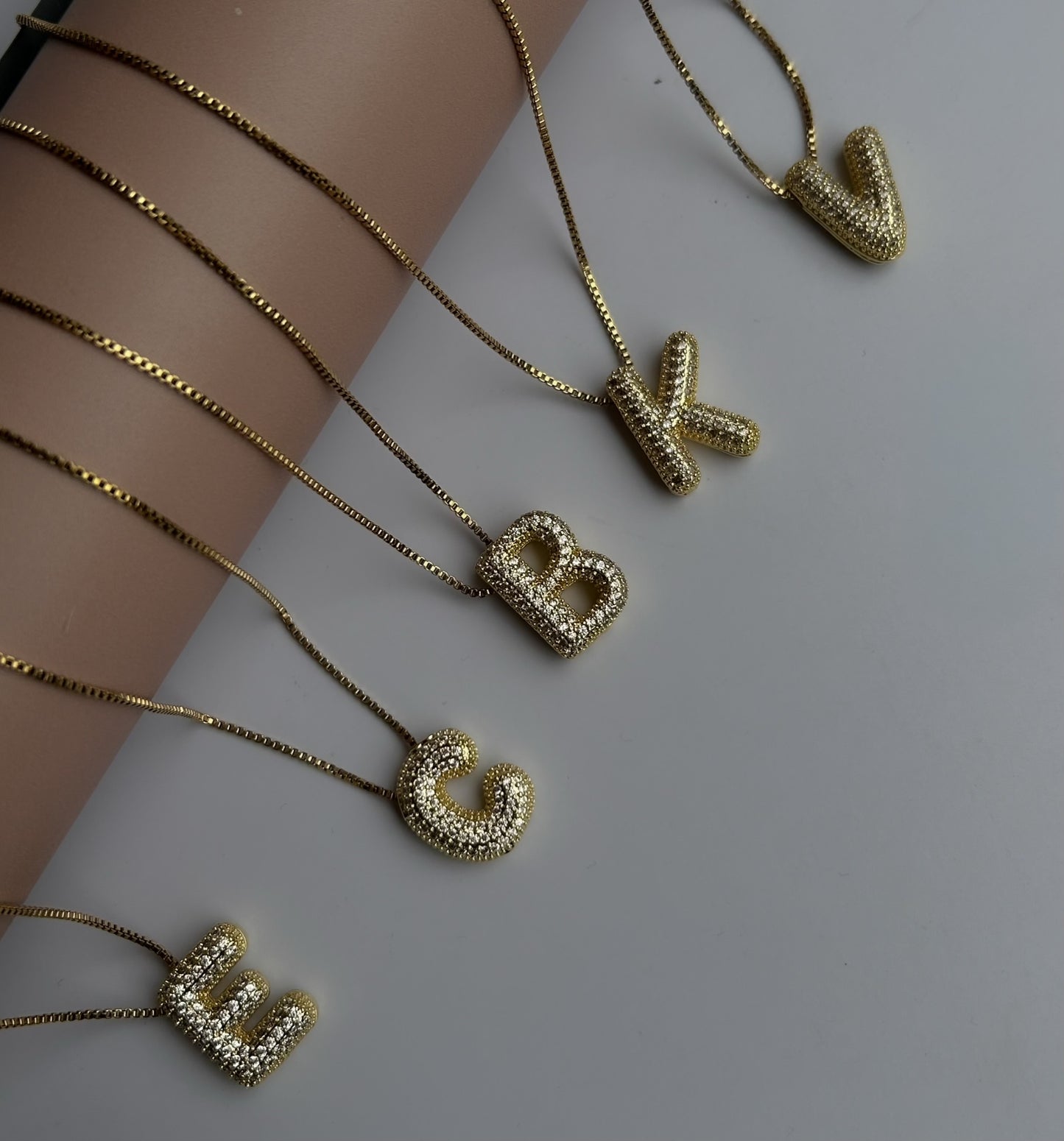 Bold Chic Initials Necklace