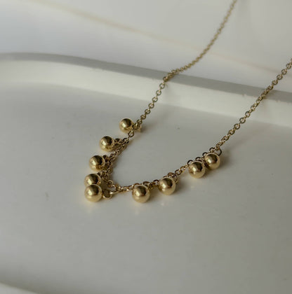 Gold Drops Necklace