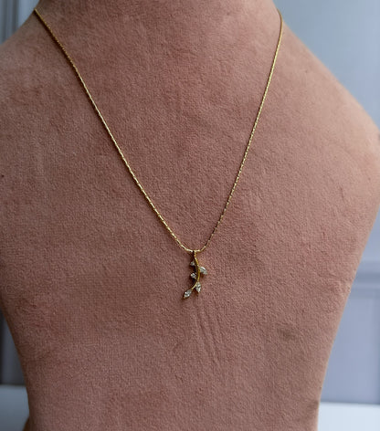 Crystal Foliage Necklace