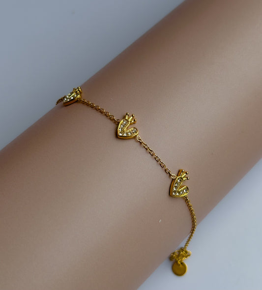 Regal Hearts Bracelet